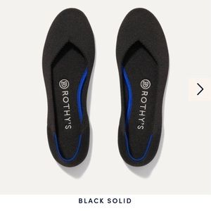 Rothy’s The Flat size 7.5 Black Solid